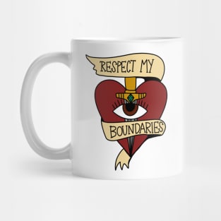 Respect my boundaries Mug